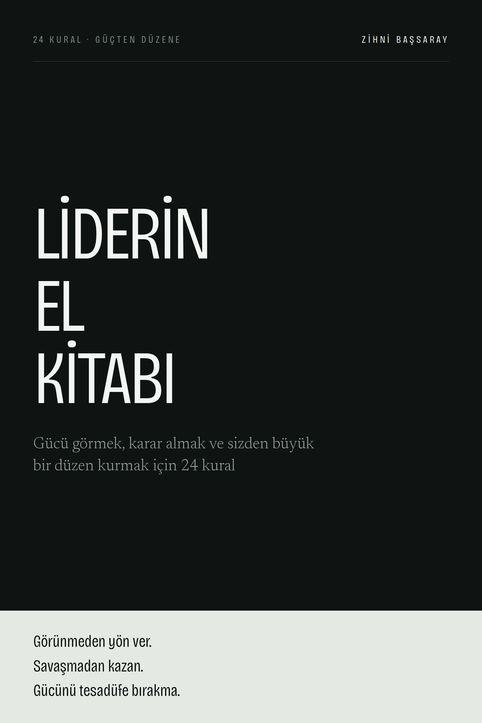 Liderin El Kitabı kapağı